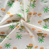 Lillies and Ruffed Grouse Poplin