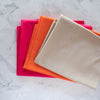 Tangerine Poplin Solid