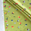 Squares and Dashes Holiday Poplin