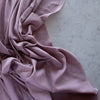 Woodrose Solid Double Gauze