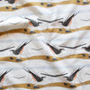 Tufted Titmouse Snow Poplin