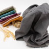 Charcoal Solid Linen