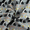 Puffins Passing Barkcloth - SHIPMENT SOLD OUT, COLLECTING BO'S