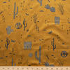 Desert Silhouettes Brown Poplin