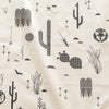 Desert Silhouettes Cream Poplin