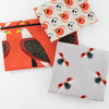 Cardinal and Chickadee Poplin