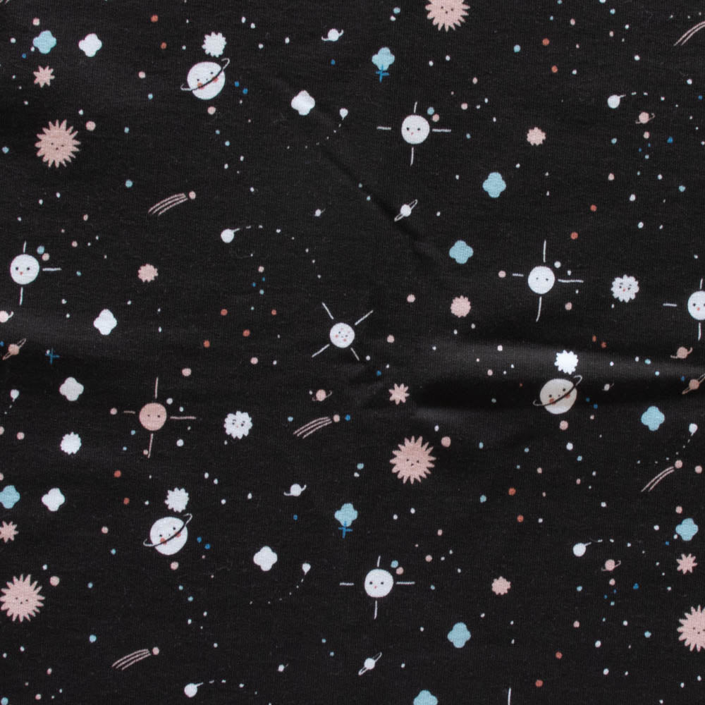 Planetary Soft Black French Terry