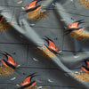 Barn Swallow Graphite Poplin