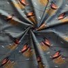 Barn Swallow Graphite Poplin
