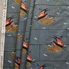 Barn Swallow Graphite Poplin