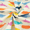 Kujira Bright Multi Interlock Knit