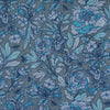 Peonies Tonal Blue