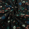 Farrah Floral Black Jersey Knit