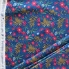 Fronds and Flowers Meadow Poplin