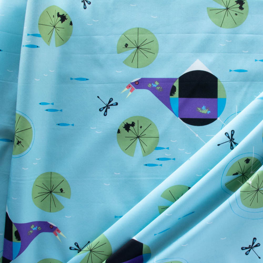Purple Gallinule Poplin