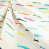 Blue School Bright Multi Poplin