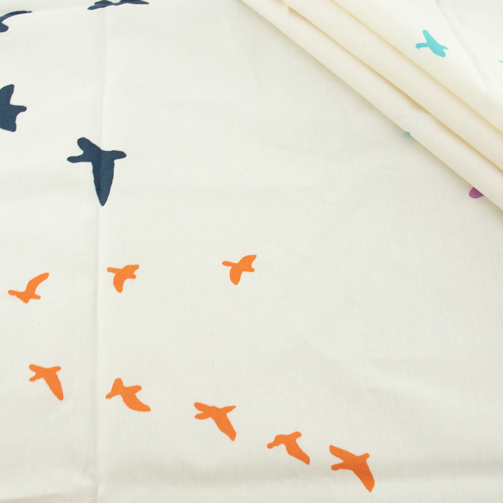 Flight Bright Multi Poplin