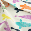 Playing Koi Bright Multi Poplin