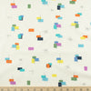 Squares and Dashes Bright Multi Poplin