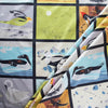 Vanishing Birds Patch Poplin