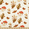 Mushrooms Cream Poplin