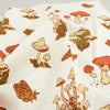 Mushrooms Cream Poplin