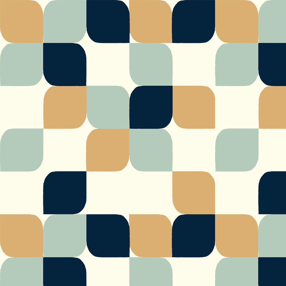 GEO TEAR DROP POPLIN