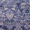 Flora and Fauna Twilight Barkcloth