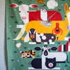 Best Friends Poster Panel Poplin - Digital