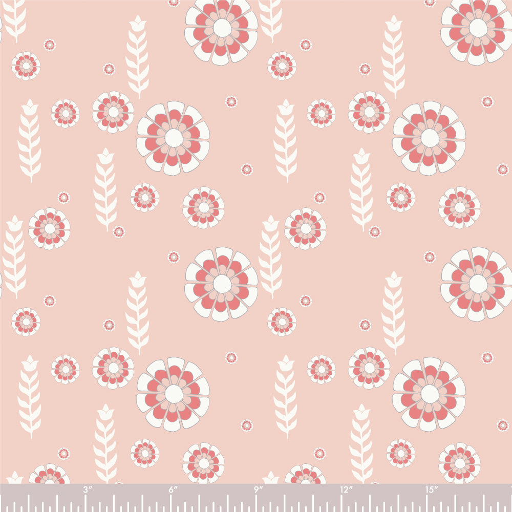 WOODCUT FLORAL KNIT