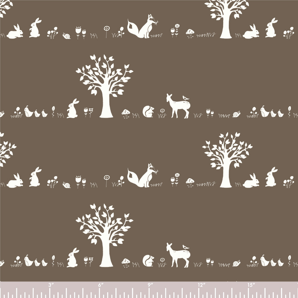 FOREST FRIENDS BROWN KNIT