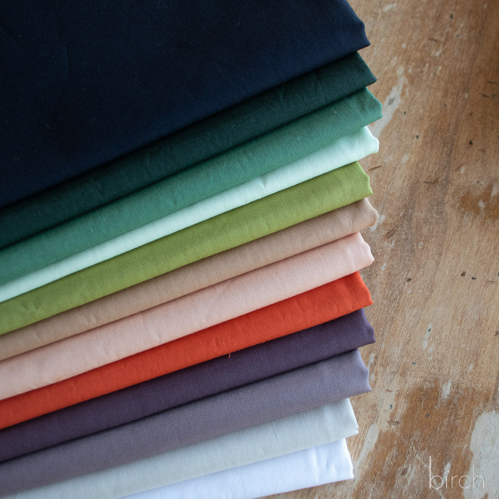 Adventure Solid Poplin Fat Quarter Bundle, 12 Total