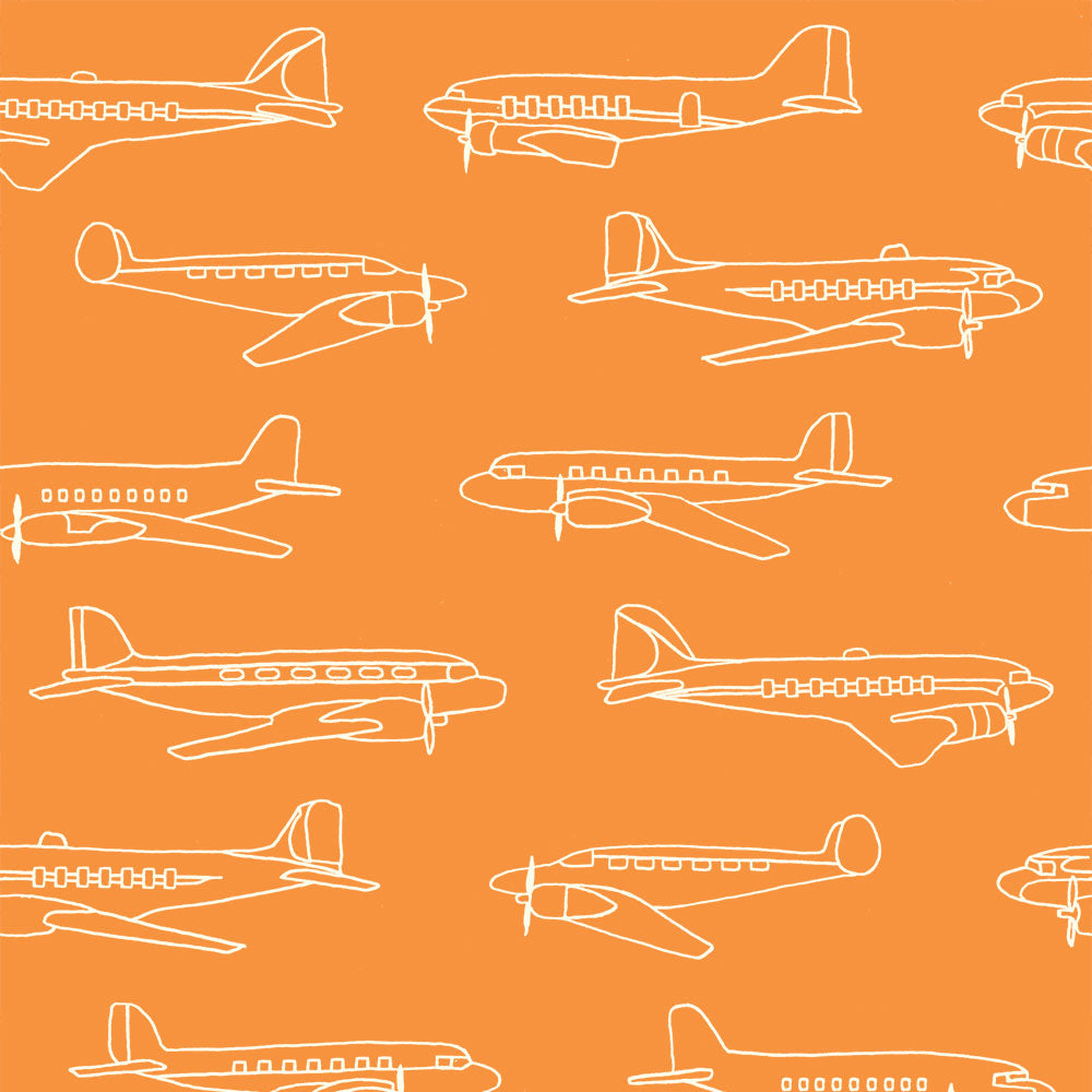 PLANES ORANGE KNIT