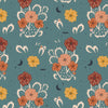 Night Cactus Denim  Poplin