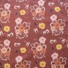 Night Cactus Terra Cotta  Poplin