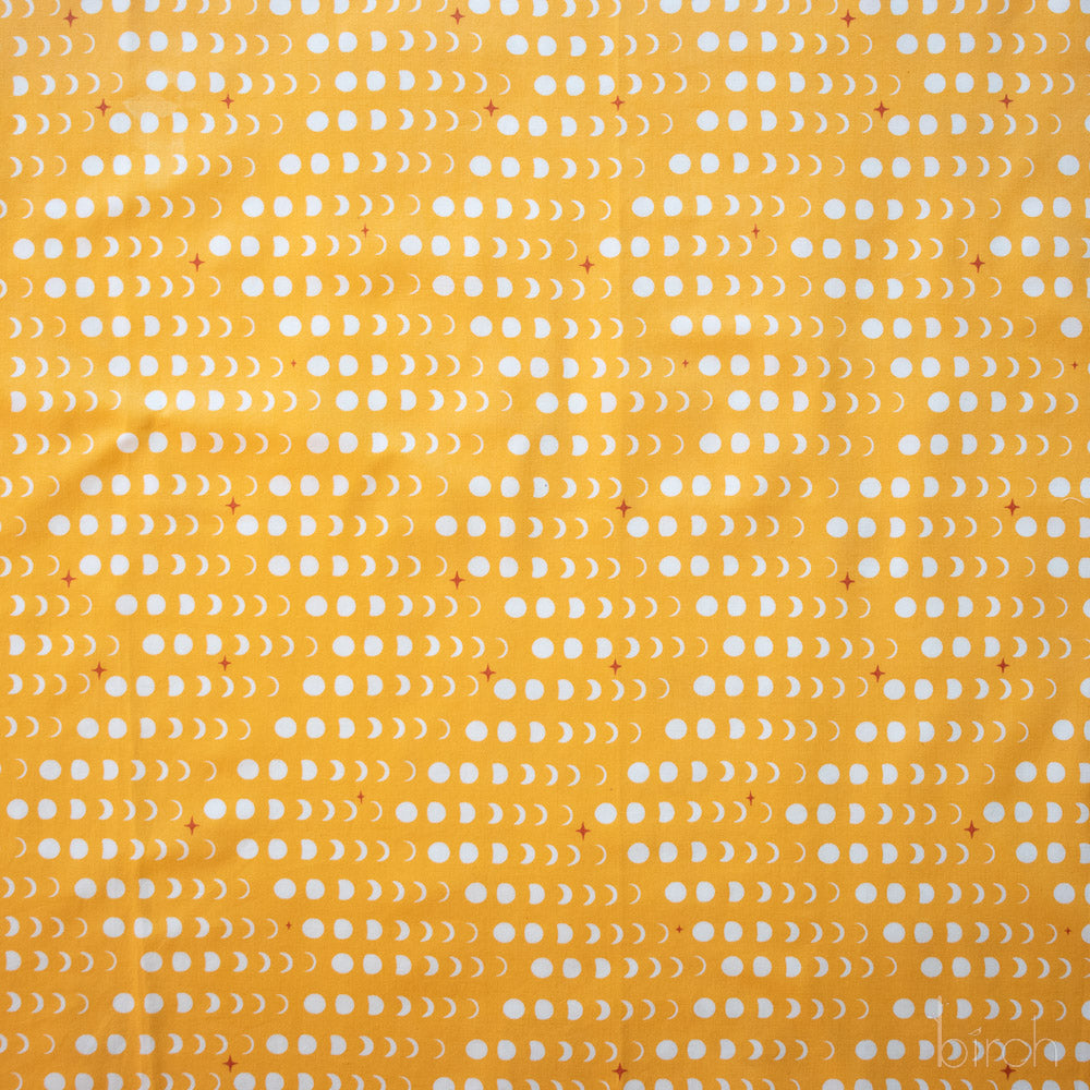 Moon Phase Golden Poplin