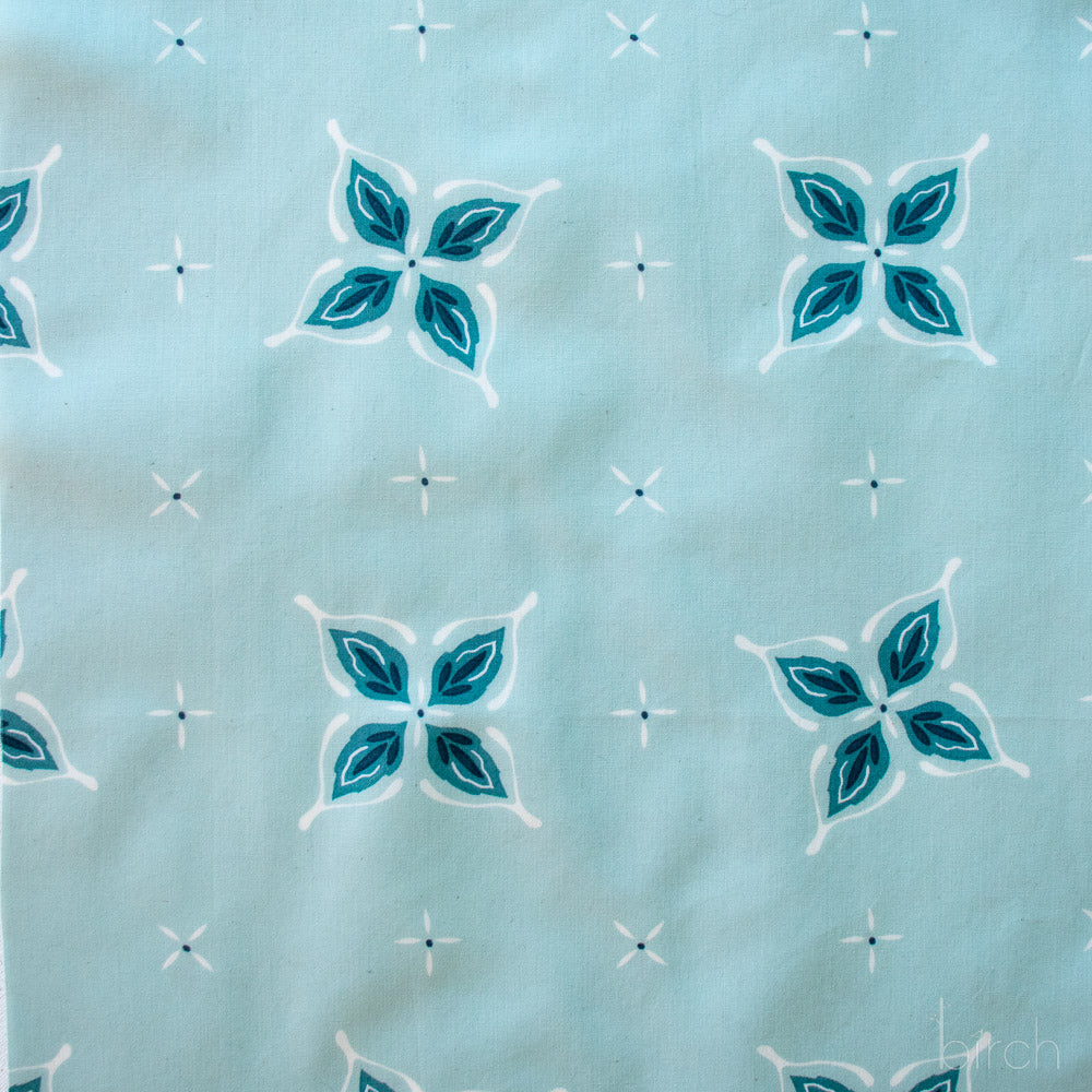 Lucky Bandana Faded Blue Poplin