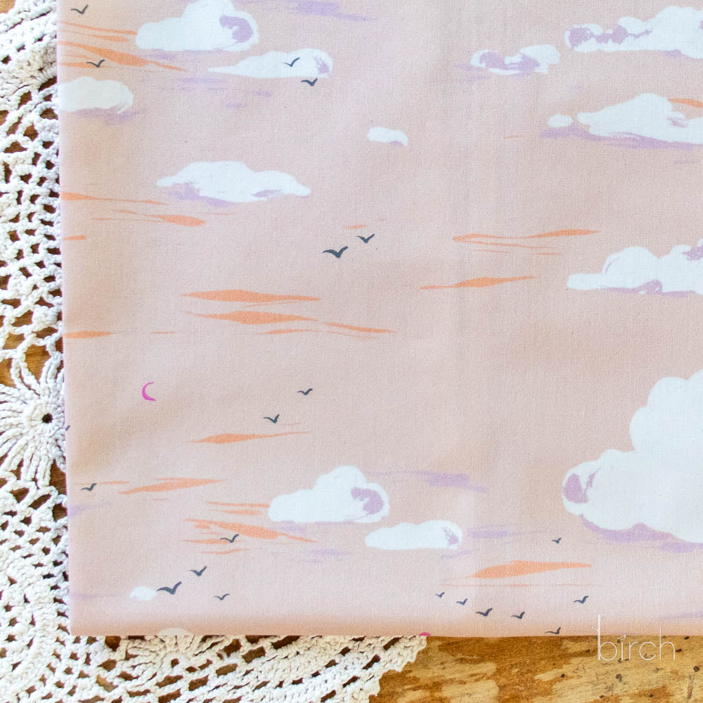 Big Sky Orange Poplin