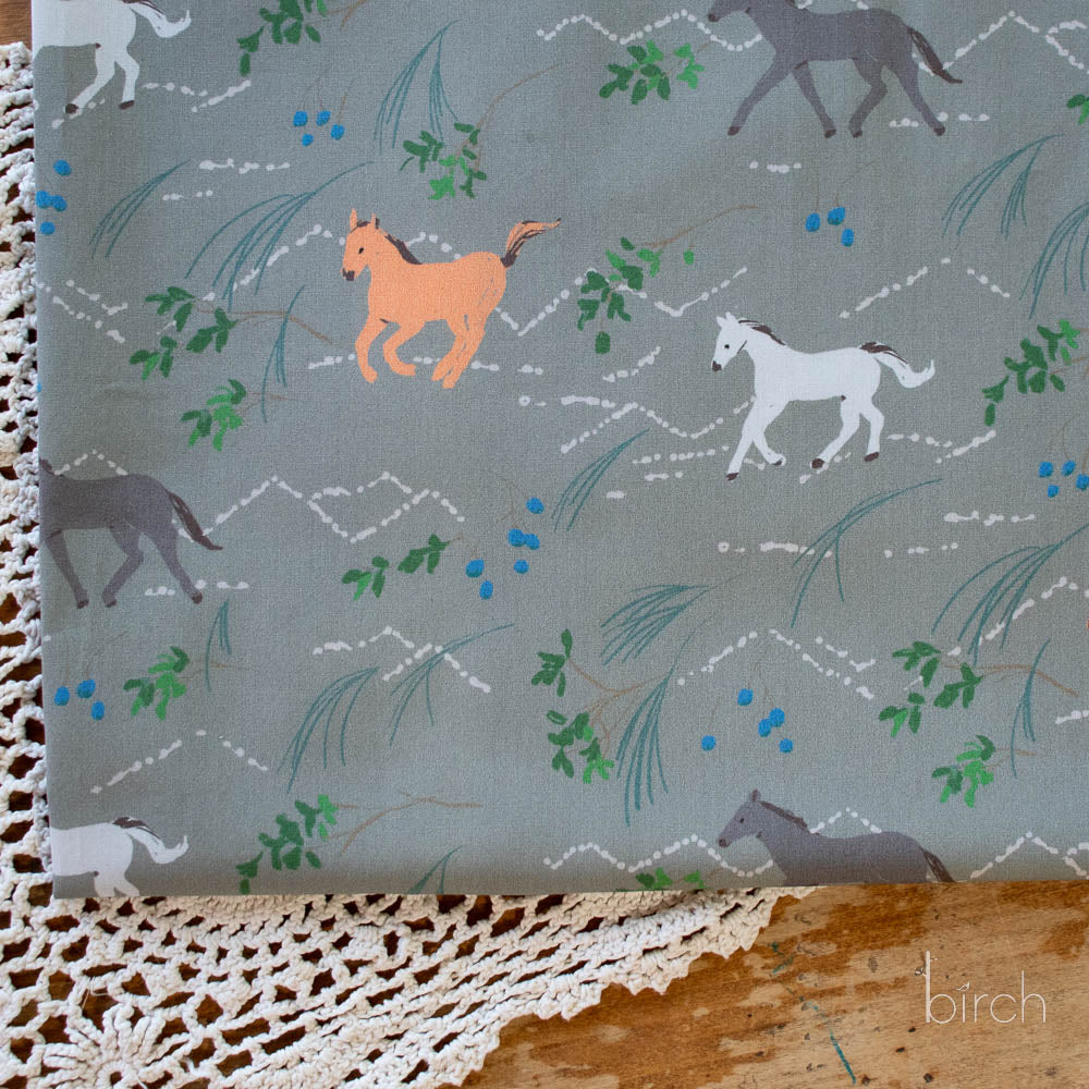 Wild and Free Dark Poplin