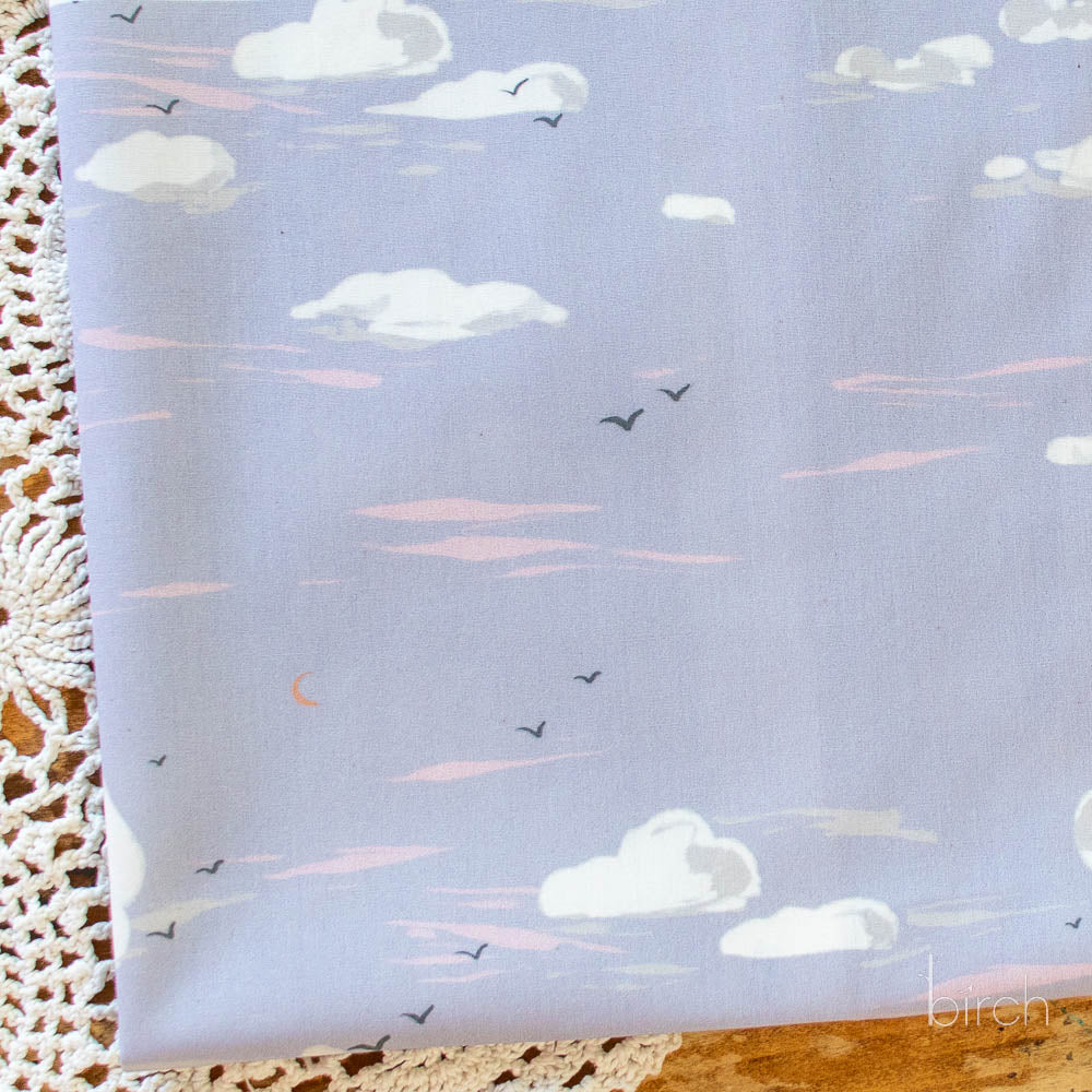 Big Sky Blue Poplin