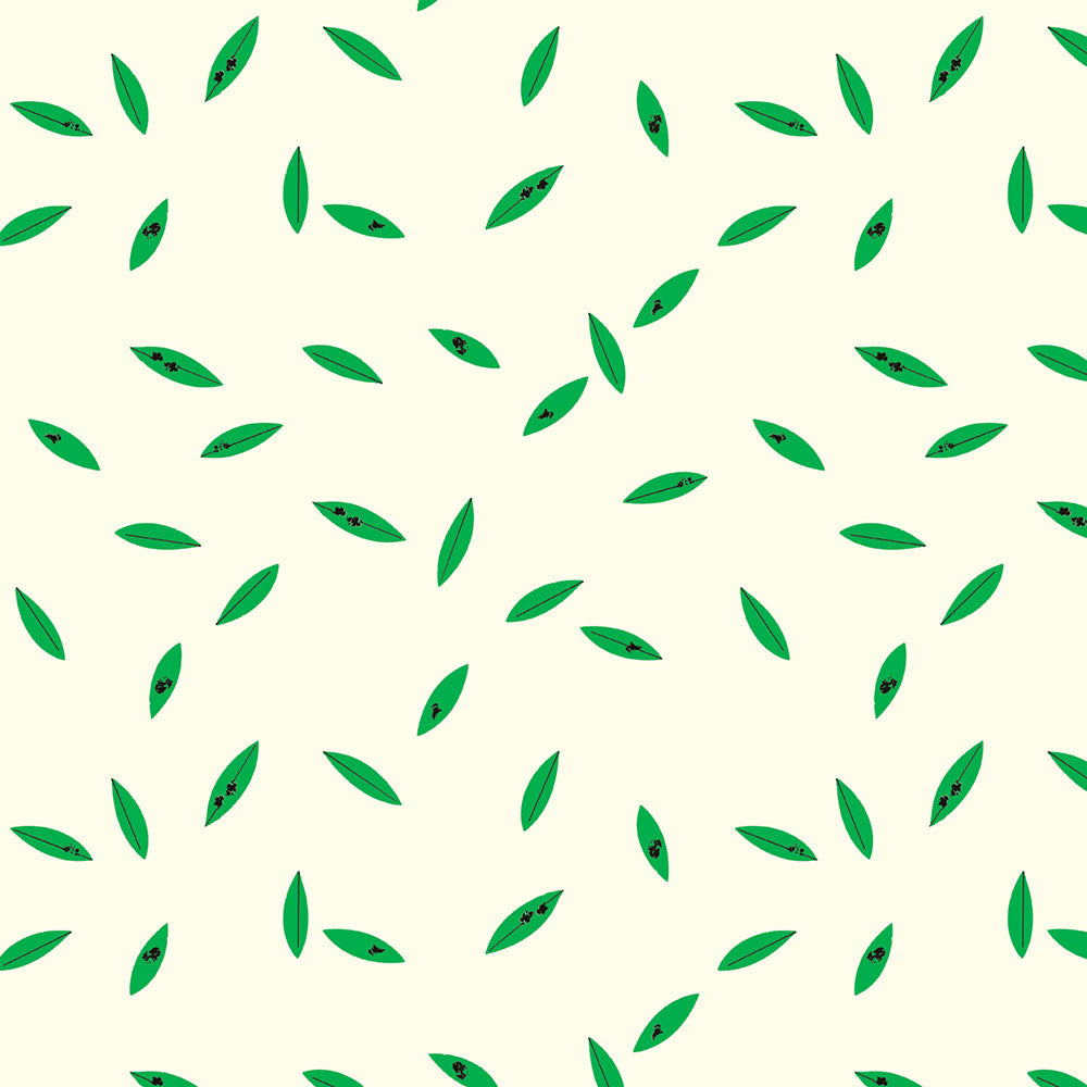 GREEN LEAVES in KNIT