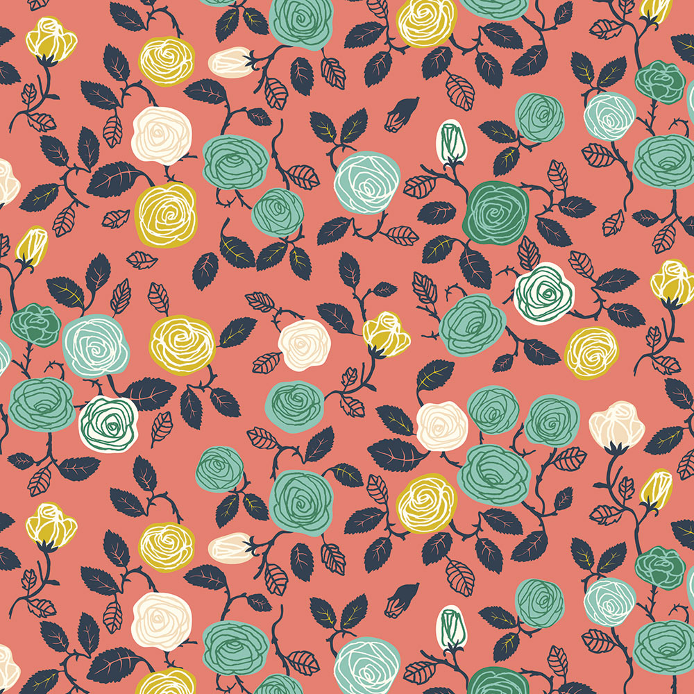 ROSES CORAL KNIT