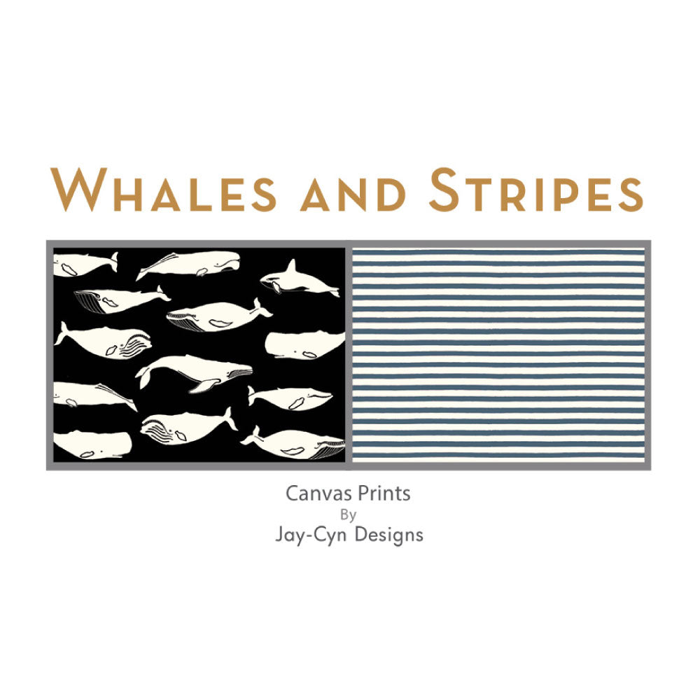 Whales and Stripes Case Pack, 10 Total