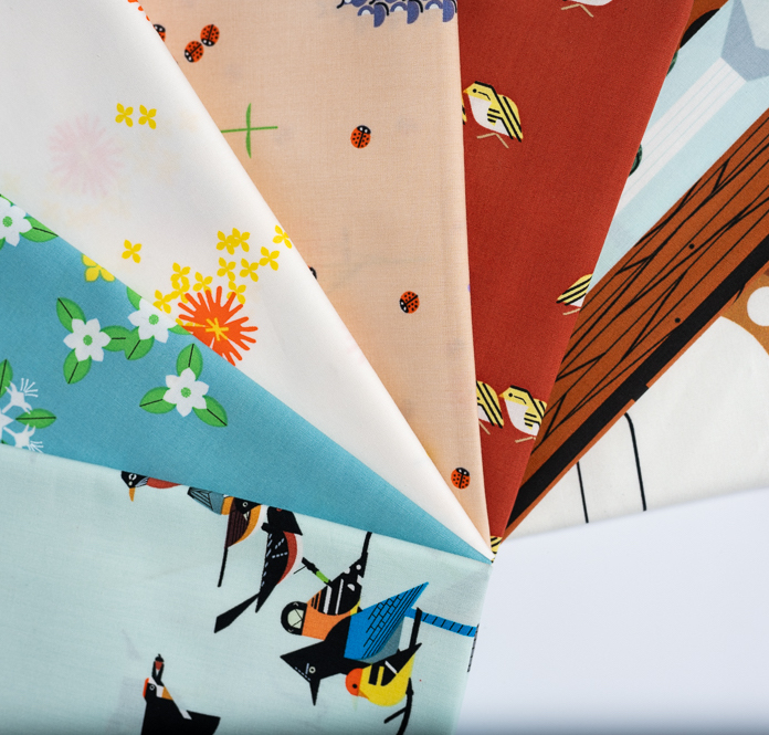 New Hampshire State Quilt Pattern (and optional fabric bundles) - The  Charley Harper Gallery