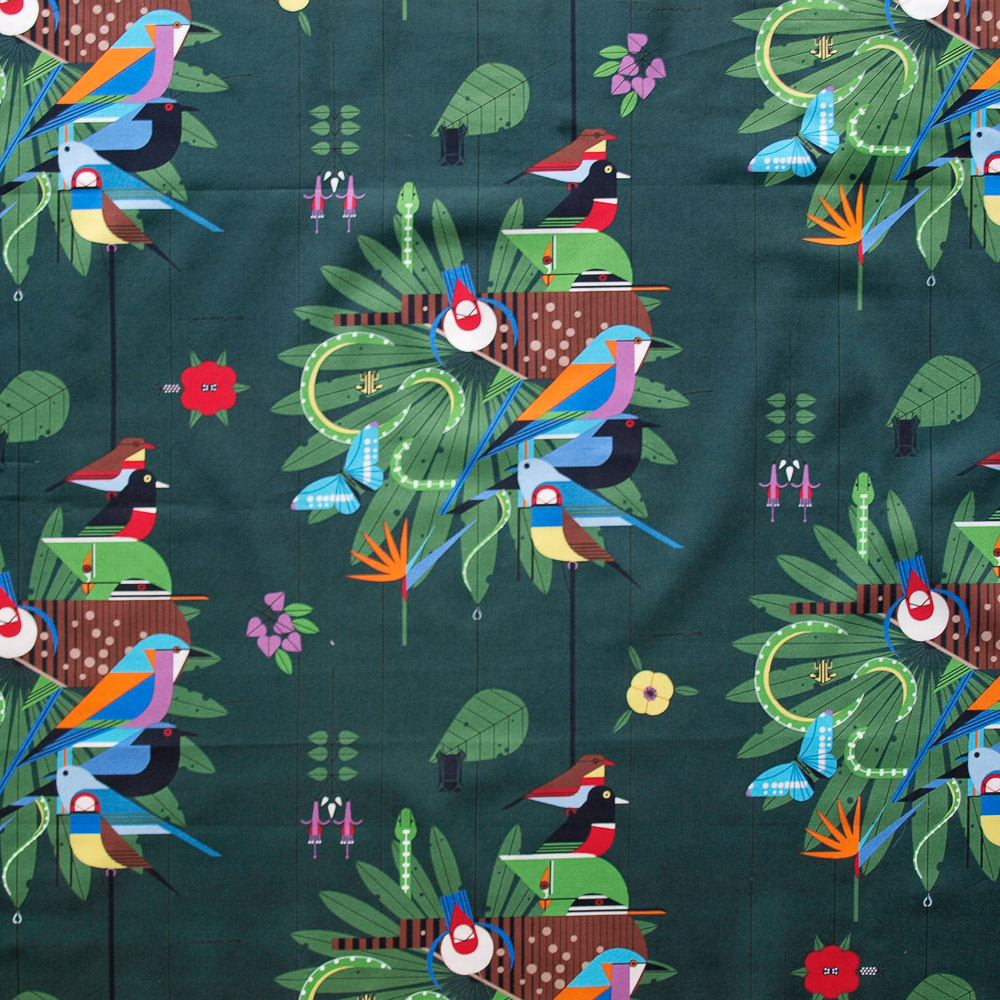 Charley Harper Discovery Place Main Poplin